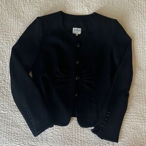 Armani Collezioni Black Tailored Women's Blazer Size 8